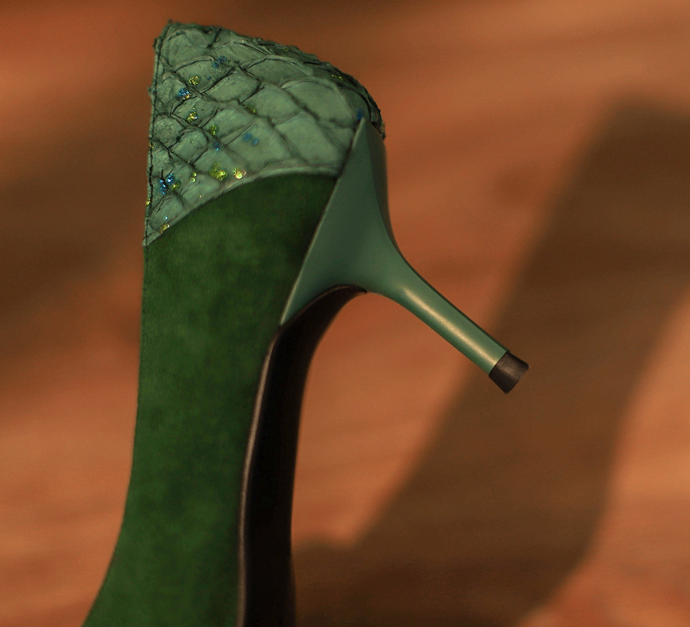 Nine Seven Women's Suede Leather Pointed Toe Handmade Stiletto Mid Heels Slip On Dress Pumps Shoes