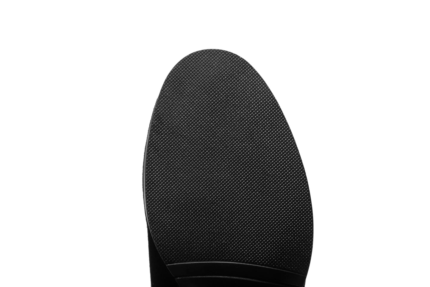 Nine Seven Women's Round Toe Suede Leather Handmade Zipper Comfort Flat Mid-Calf Boots