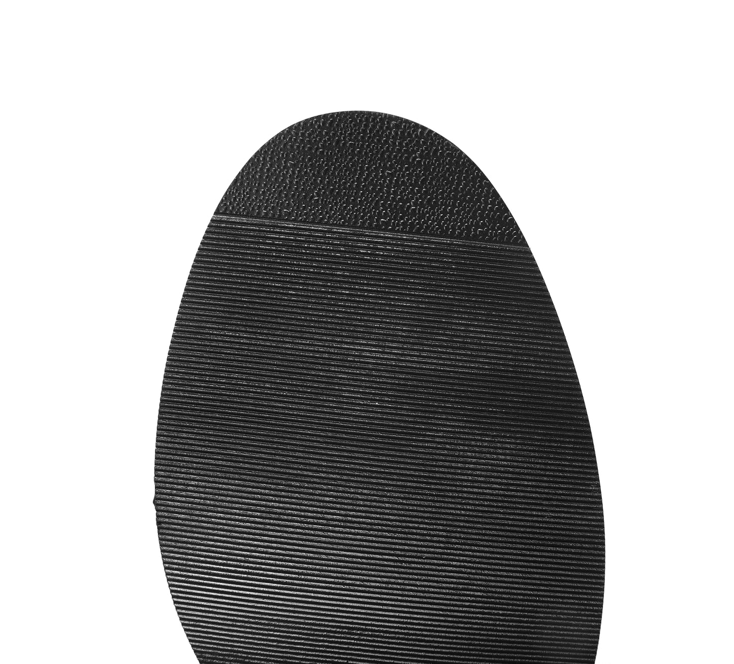 Nine Seven Women's Genuine Leather Round Toe Handmade Half Side Zipper Low Chunky Heel Over Knee Boots