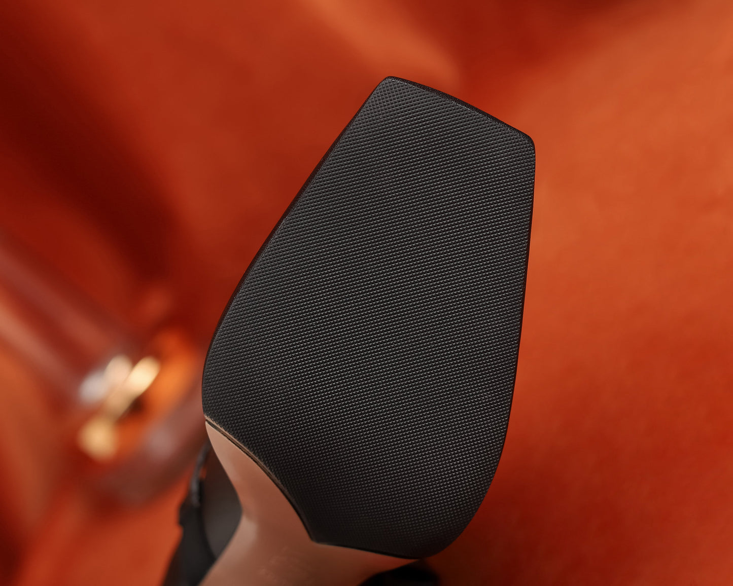 Nine Seven Women's Square Toe Genuine Leather Handmade Buckle High Chunky Heels Trendy Pumps Shoes